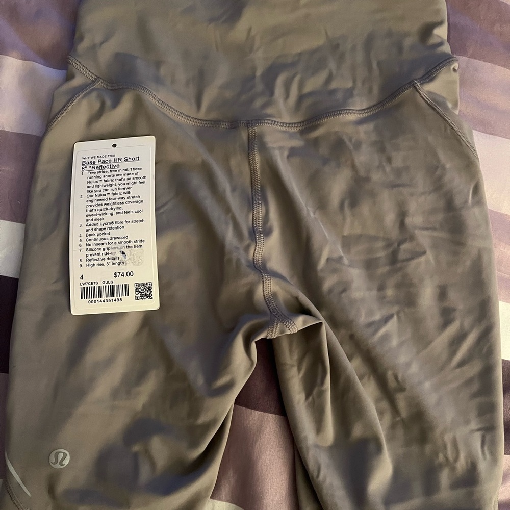 Lululemon base pace shorts. Tag removed but unworn